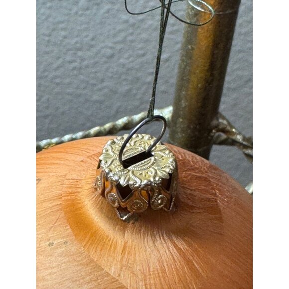 West Germany Koestel Christmas Ornament Burnt Orange - Picture 5 of 8